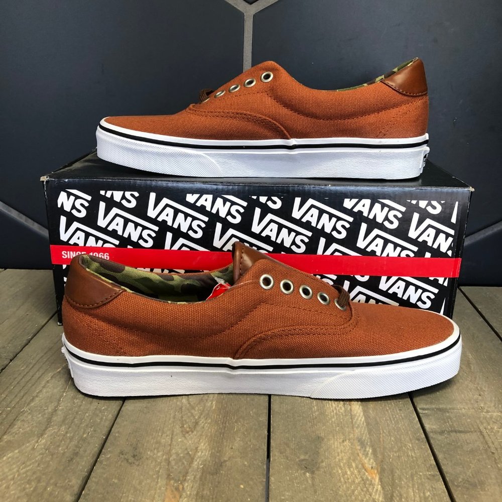 New W/ Box! Vans Era 59 C&L Ginger Bread Brown - Picture 2 of 6